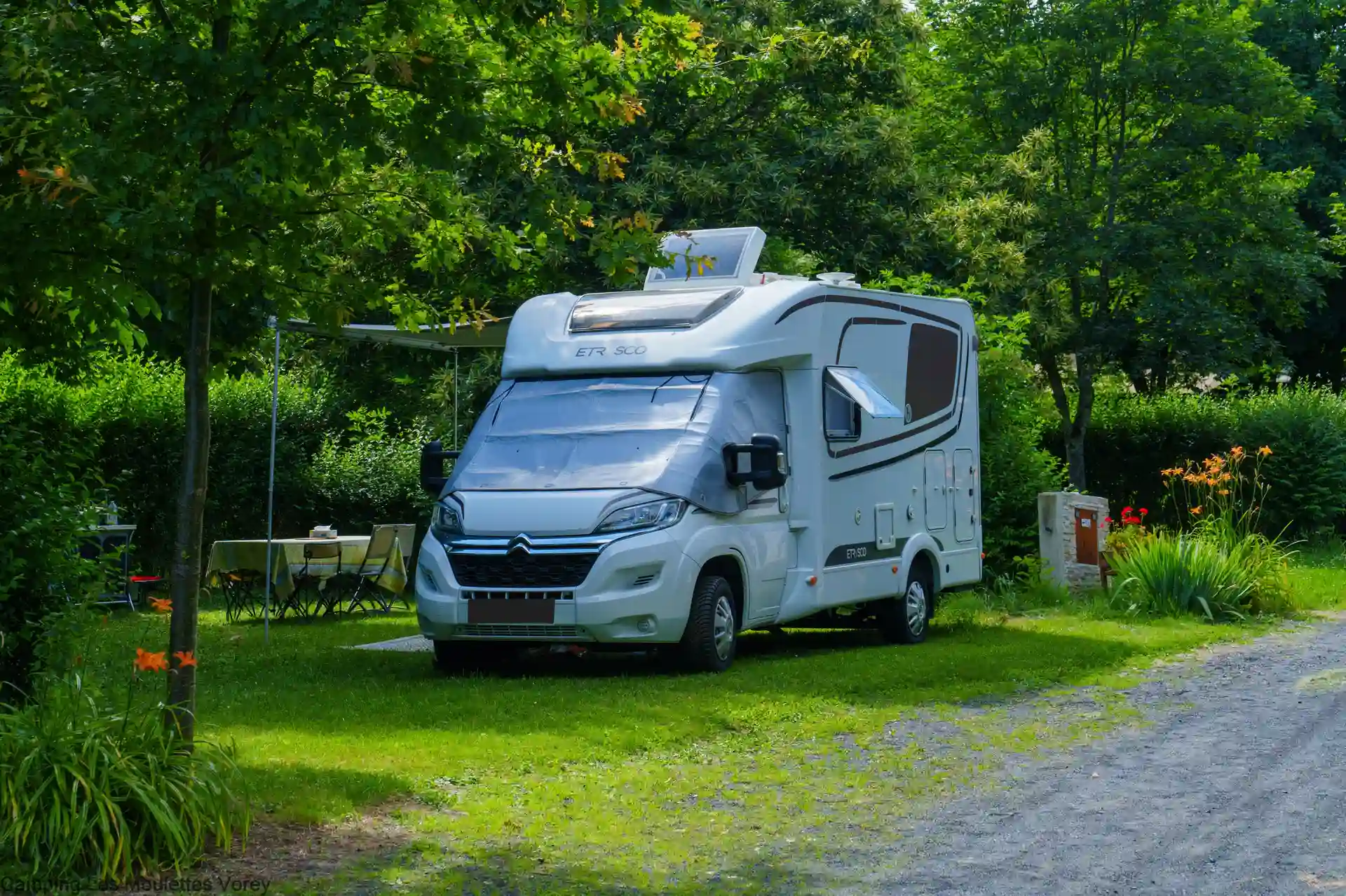 emplacement camping car